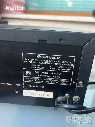 Pioneer CT-W550R дек, снимка 8 - Декове - 49433555
