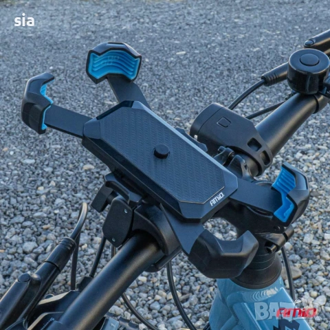 Стойка за телефон за мотор, скутер, велосипед, Поставка за кормило, снимка 9 - Аксесоари за велосипеди - 54113553