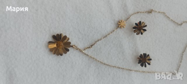 Комплект от стомана , снимка 5 - Бижутерийни комплекти - 44349194