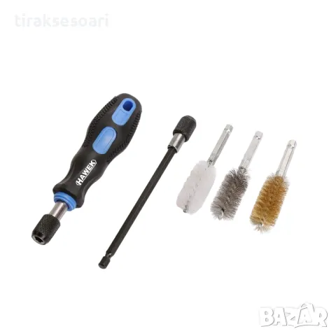 Комплект четки за почистване на цилиндри, втулки, тръби 38 части HAWEK, снимка 3 - Аксесоари и консумативи - 47627323