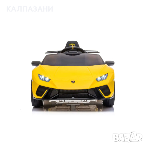 Акумулаторна кола LAMBORGHINI HURACAN ЖЪЛТА с родителски контрол, снимка 2 - Коли, камиони, мотори, писти - 44759572