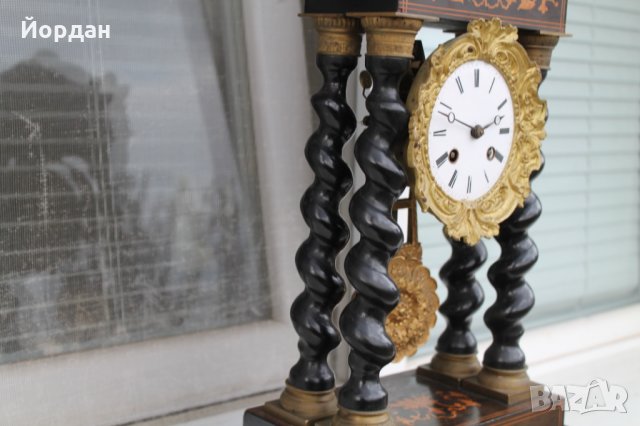 Френски каминен часовник, снимка 4 - Стенни часовници - 32192053