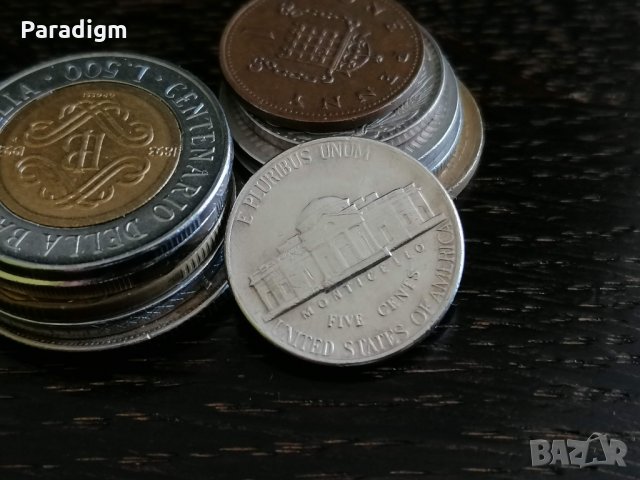Монета - САЩ - 5 цента | 1995г., снимка 1 - Нумизматика и бонистика - 34252203