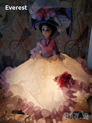Настолна лампа, финна ФРЕНСКА кукла, снимка 9 - Настолни лампи - 37779392