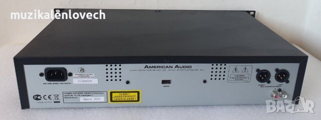 AMERICAN AUDIO UCD-100 USB CD MP3 DISC PLAYER - Професионален аудио плеър /КАТО НОВ/, снимка 2 - MP3 и MP4 плеъри - 38403821
