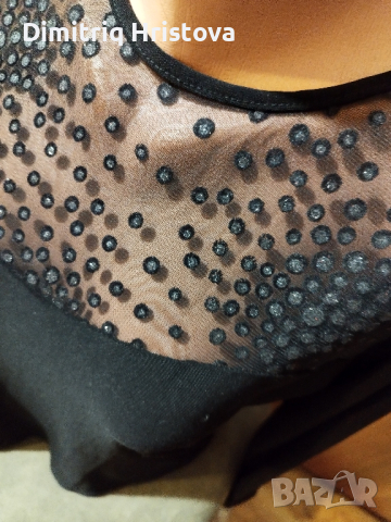 Блуза с красиво деколте, снимка 4 - Блузи с дълъг ръкав и пуловери - 44779425