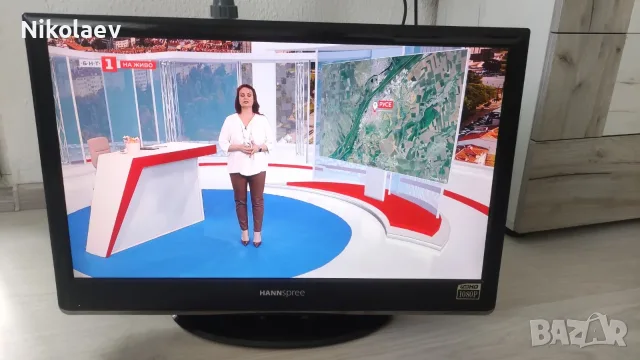 LCD TV Hannspree 24,4 '' HSG1114 Full HD перфектна картина, снимка 3 - Телевизори - 56085637