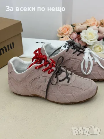 Miu Miu Дамски Маратонки👟Дамски Спортни Обувки Миу Миу - Различни Цветове Код SK2071, снимка 7 - Маратонки - 55888994