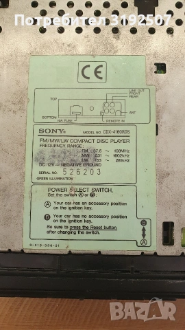 Авто CD SONU, снимка 3 - Ресийвъри, усилватели, смесителни пултове - 54192472