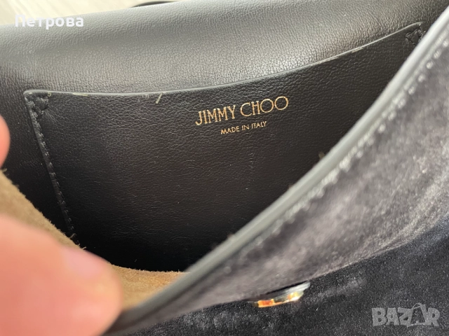 Jimmy Choo кожена чанта Оригинал , снимка 9 - Чанти - 51538019