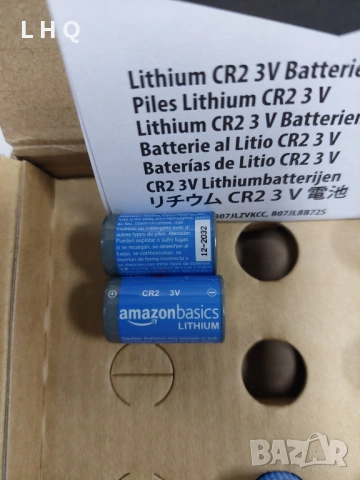Батерии литиеви Amazon Basics CR2 3V 800mAh