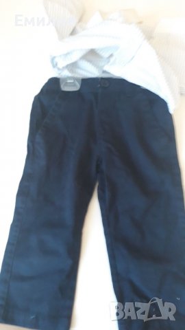 Официален комплект риза и панталон за момче 1г., снимка 3 - Комплекти за бебе - 38774688