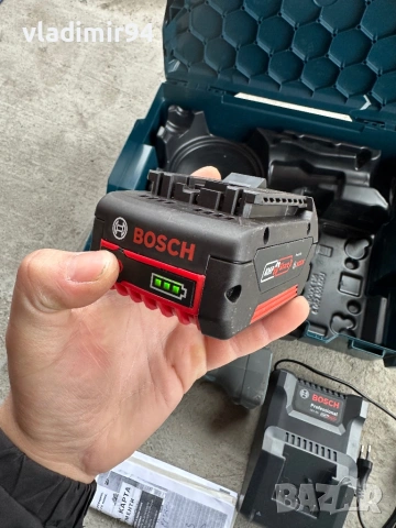 BOSCH GWS 18V-10 SC Made in Germany, снимка 8 - Ъглошлайфи - 52677021