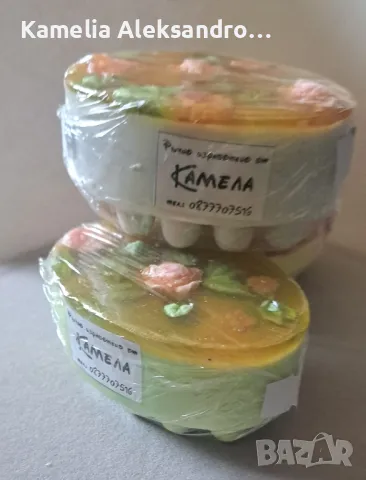 Домашен сапун-масажен с невен или люляк-голям 140 грама, снимка 4 - Козметика за тяло - 49458554