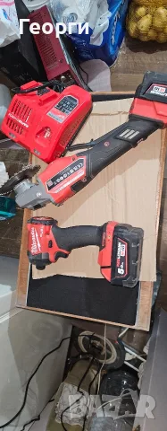 Комплект ъглошлайф импанкт 226nt MILWAUKEE M18FID3 M18FHSAG125×PDB2, снимка 3 - Винтоверти - 56187373