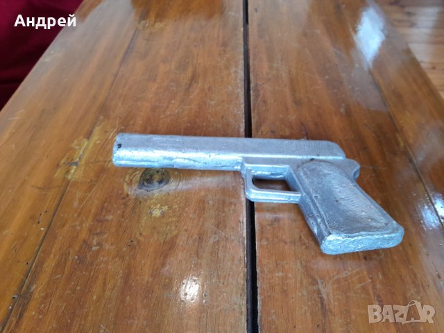 Стар детски пистолет,отливка, снимка 1 - Други ценни предмети - 34227521