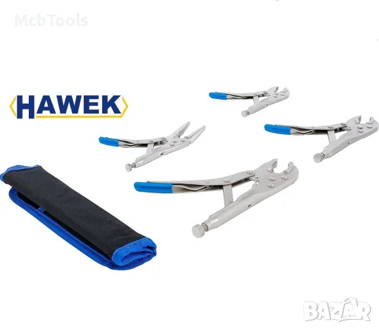 Комплект клещи чираци, 4 части HAWEK, снимка 4 - Клещи - 49742905