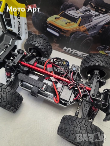 RC Количка MJX Hyper Go 14207 1/14 80KM/H Brushless RC Car 4WD - Нова, снимка 13 - Други спортове - 45025320