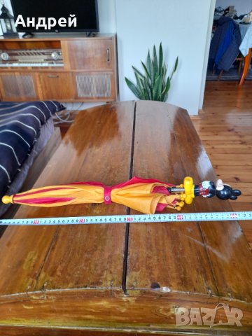 Стар детски чадър Мики Маус, снимка 4 - Други ценни предмети - 42895763