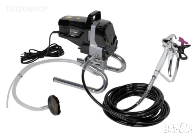 Машина за безвъздушно боядисване 1010 W/1,5 л/мин !, снимка 7 - Други машини и части - 44237594