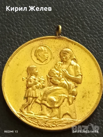 Стар медал от соца МНОГОДЕТНА МАЙКА за КОЛЕКЦИЯ ДЕКОРАЦИЯ 13658, снимка 6 - Антикварни и старинни предмети - 51309631