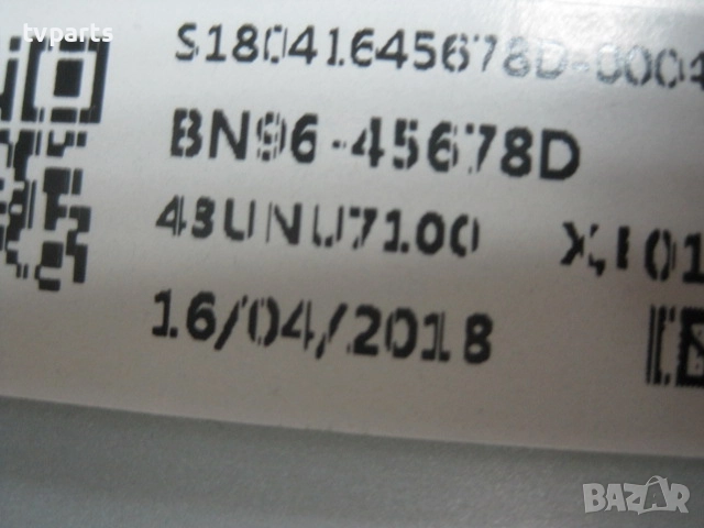 Мейнборд BN9646786A Samsung 43NU7100 100% работещ, снимка 4 - Части и Платки - 51666001