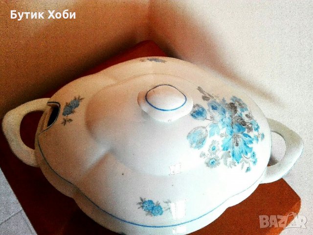 Супник стар български порцелан, снимка 4 - Антикварни и старинни предмети - 33727922