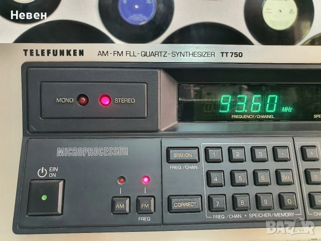 Тунер TELEFUNKEN TT-750, снимка 2 - Ресийвъри, усилватели, смесителни пултове - 52690302