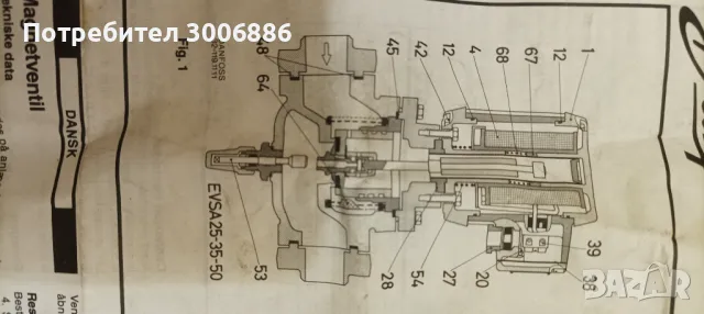 Електромагнитен клапан  Данфос , снимка 6 - Резервни части за машини - 48469656