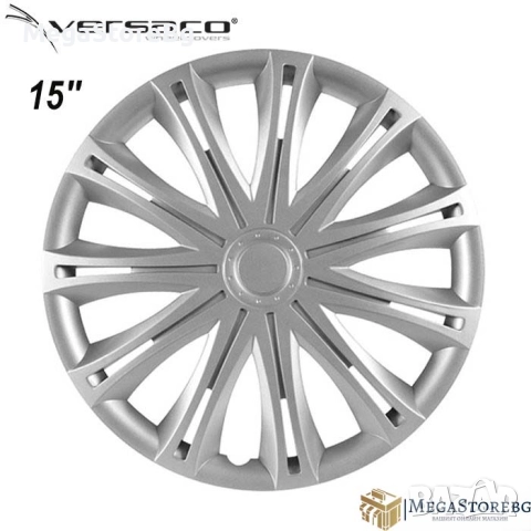 Тасове за джанти 14, 15, 16, 17'' Versaco Spark Silver, снимка 3 - Аксесоари и консумативи - 51960082