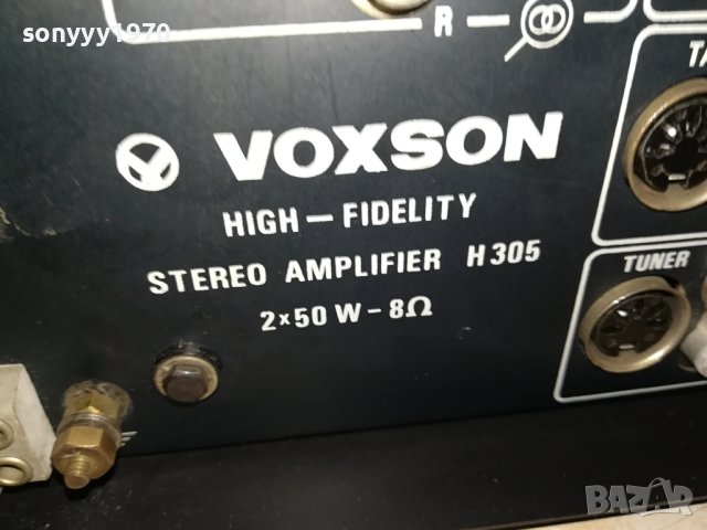 VOXSON H305 HIGH-FIDELITY MADE IN ITALY-2X50W/8ohm-SWISS LK1ED0911231719, снимка 10 - Ресийвъри, усилватели, смесителни пултове - 42923163