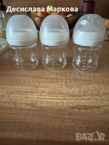 Бебешки стъклени шишета Philips Avent, снимка 2 - Прибори, съдове, шишета и биберони - 52522077
