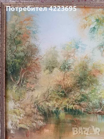 Картина масло Куньо Китанов подписана, снимка 3 - Картини - 50361116