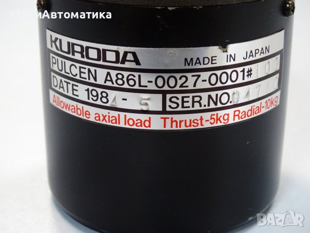 енкодер KURODA PULCEN A86L-0027-0001-102 rotari encoder, снимка 3 - Резервни части за машини - 37195877
