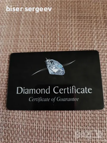 Елегантен златен пръстен с диаманти 0,31 ct (14 к.бяло злато)със сертификат., снимка 10 - Пръстени - 56083648