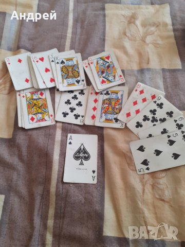 Стари карти за игра Clark, снимка 4 - Други ценни предмети - 30904305