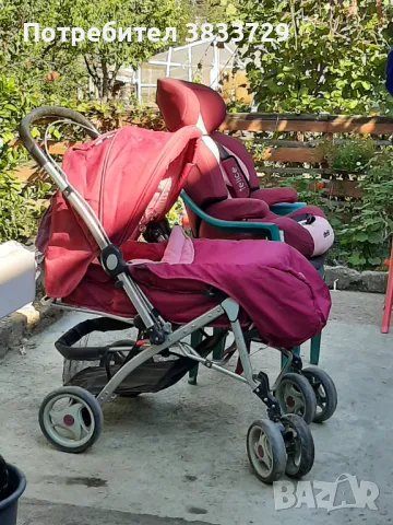 Комбинирана количка и столче за кола, снимка 1