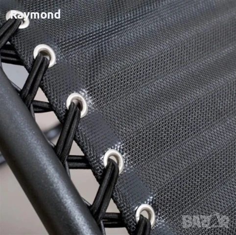 Шезлонг KraftWorld Lagos – Сгъваем, метален, с подлакътници и поставка, снимка 8 - Градински мебели, декорация  - 51071983