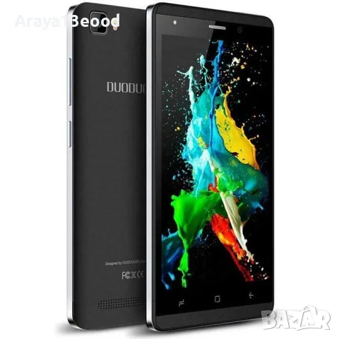 Смартфон DUODUOGO J3 Dual SIM 4G, 5" дисплей, 1GB RAM, 16GB – черен