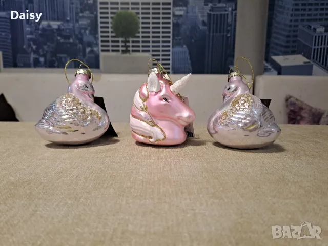 Коледни играчки от стъкло, снимка 15 - Декорация за дома - 48054165