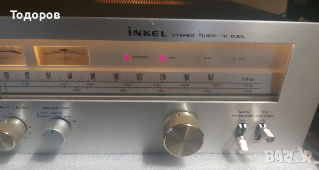 Inkel TK-600L FM Stereo radio tuner , снимка 8 - Декове - 52508627