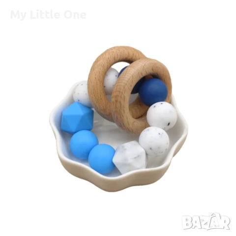 Силиконова гризалка при никнещи зъби, снимка 6 - Дрънкалки и чесалки - 51006673