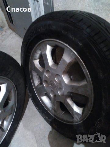Продавам оригинални джанти за Опел Зафира 15" /5*110/ и летни гуми  Goodyear Excellence 195 / 65 R15, снимка 10 - Гуми и джанти - 29344702