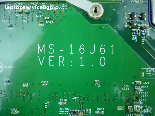 MSI MS-16J61 MS-16J6 Дънна платка i5  6th Gen GTX950M DDR4, снимка 3 - Части за лаптопи - 48182504