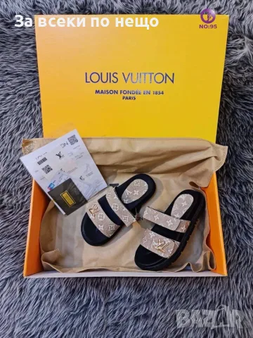 Louis Vuitton Дамски Чехли Луис Витон - Различни Цветове Код SEM-112, снимка 3 - Чехли - 55754191