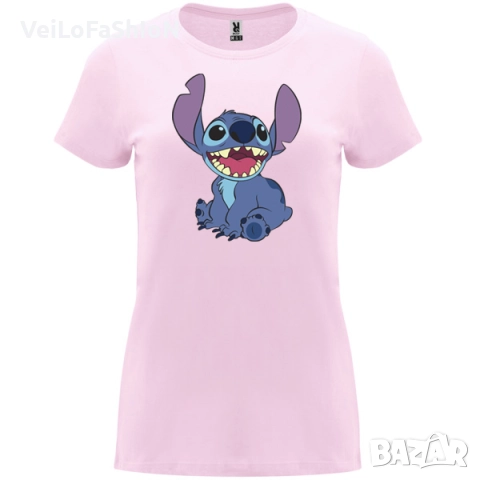 Нова дамска тениска със Стич (Stitch&Lilo) в четири цвята, снимка 5 - Тениски - 44495060