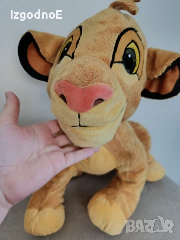 Плюшена фигурка Disney Цар Лъв Симба , снимка 1