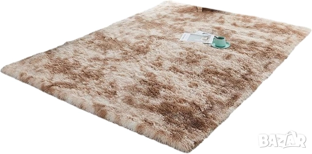 Мек Килим Amazinggirl Shaggy Living Room Rug 160 x 230 cm - Модерен Дълговлакнест Килим за Спалня!, снимка 4 - Килими - 52127697