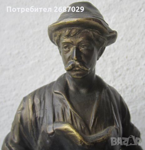 Малка пластика, метал фигура статуетка, Венера, Венера - бюст, снимка 2 - Статуетки - 30166184