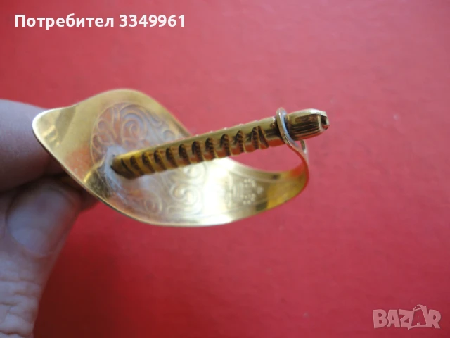 Уникален позлатен нож шпага Wilkinson , снимка 8 - Колекции - 51281651